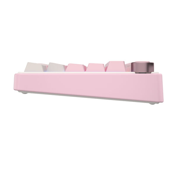 Компактная (75%) механическая клавиатура Royal Kludge R75 - проводная , 81 клавиша, Gasket Mount, Pink Melody, переключатели RK Cream